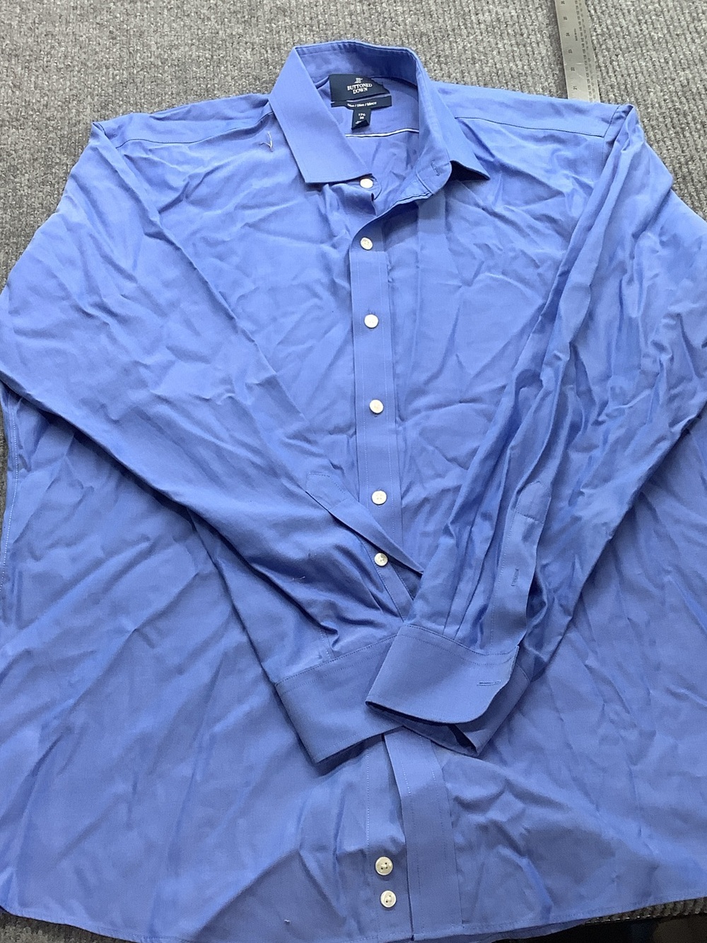 Van Heusen Men’s Solid Light Blue Dress Shirt